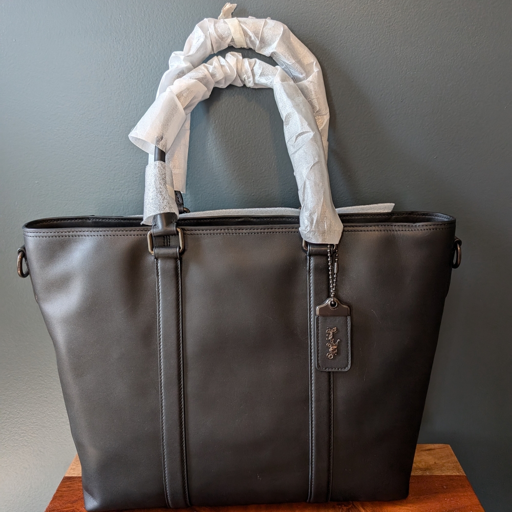 Coach Metro Tote Black Leather